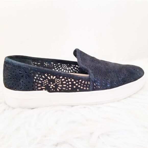 Via Spiga Other - Via Spiga shoes size 4 black laser cutouts